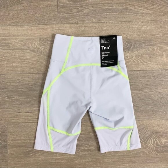 Aritzia TNA Sereno Biker Shorts High Rise Waist Pale Violet Purple Size XS - Picture 13 of 16